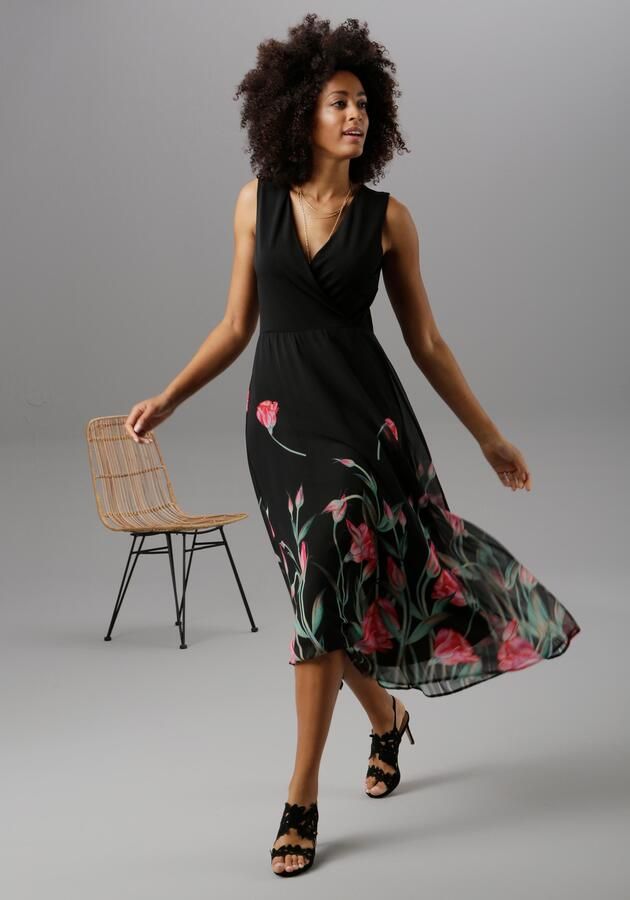 Aniston SELECTED Zomerjurk met bloemenprint - Foto 6