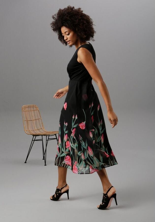 Aniston SELECTED Zomerjurk met bloemenprint - Foto 3