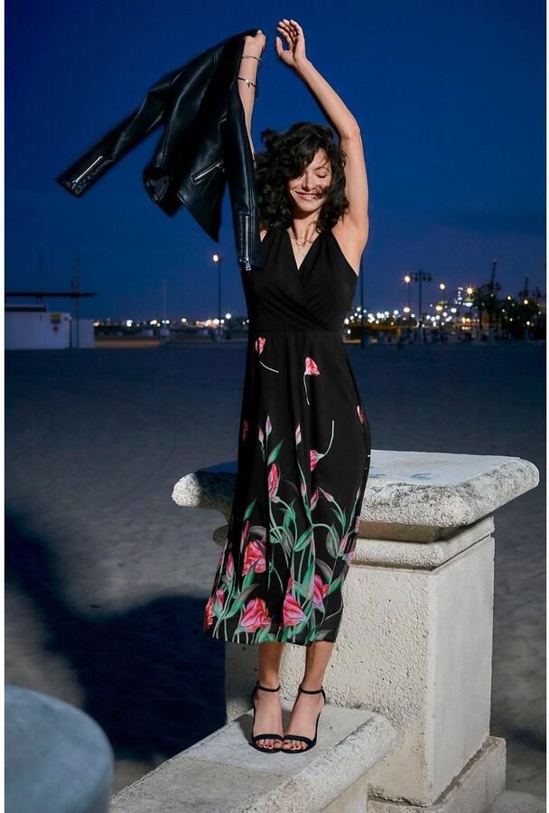 Aniston SELECTED Zomerjurk met bloemenprint - Foto 4