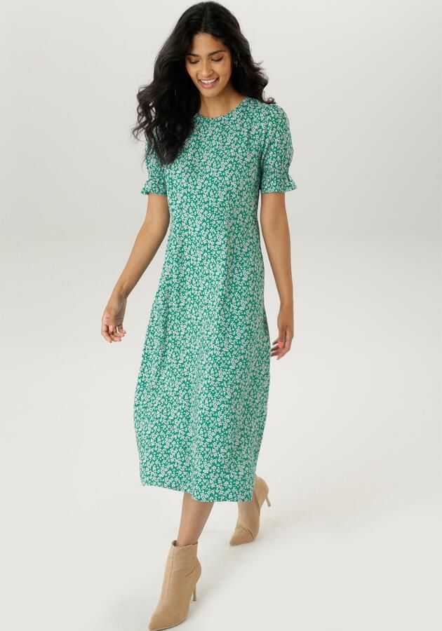 Aniston SELECTED Zomerjurk met bloemetjesdessin - Foto 7