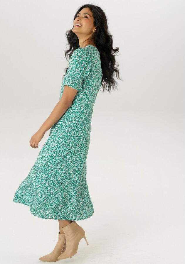 Aniston SELECTED Zomerjurk met bloemetjesdessin - Foto 3