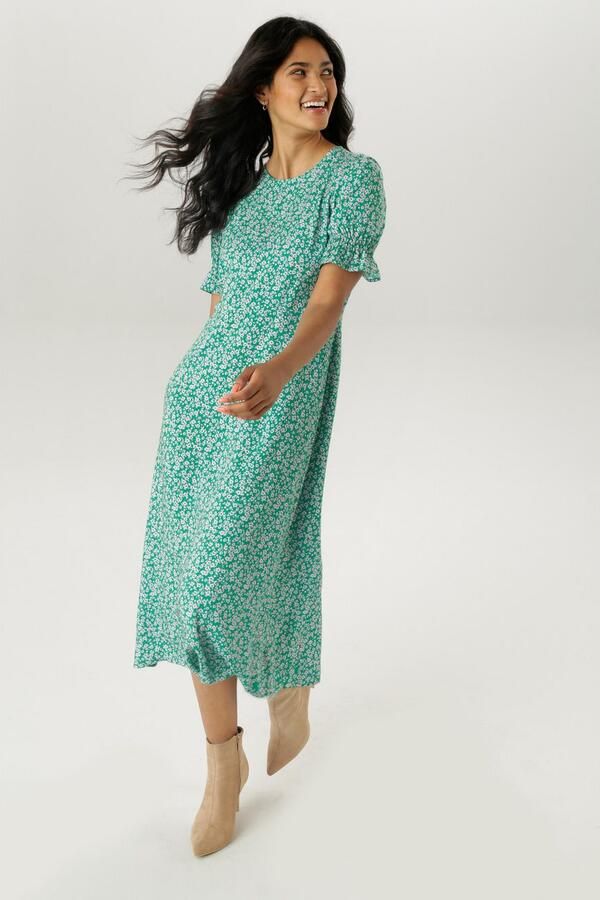 Aniston SELECTED Zomerjurk met bloemetjesdessin - Foto 5