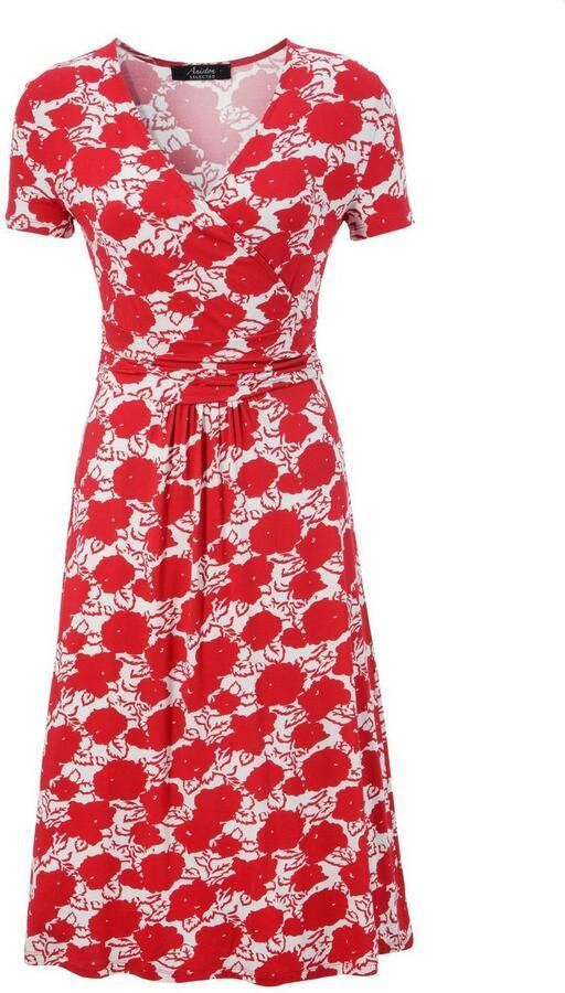 Aniston SELECTED Zomerjurk met gewikkelde hals - Foto 3