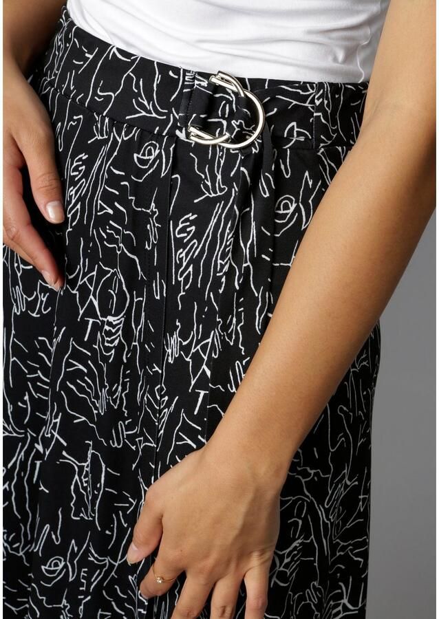 Aniston SELECTED Zomerrok met gespriempjes bij de band - Foto 1