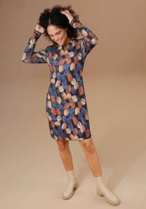 Aniston SELECTED Jerseyjurk met gestreepte tape op de mouw nieuwe collectie