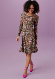 Aniston SELECTED Jerseyjurk met paisleydessin nieuwe collectie
