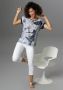 Aniston SELECTED Shirt met galons en glinstersteentjes opzij - Thumbnail 1