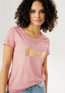 Aniston SELECTED T-shirt met trendy wassing