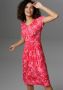 Aniston SELECTED Zomerjurk met pal en bloe in knalkleur - Thumbnail 1
