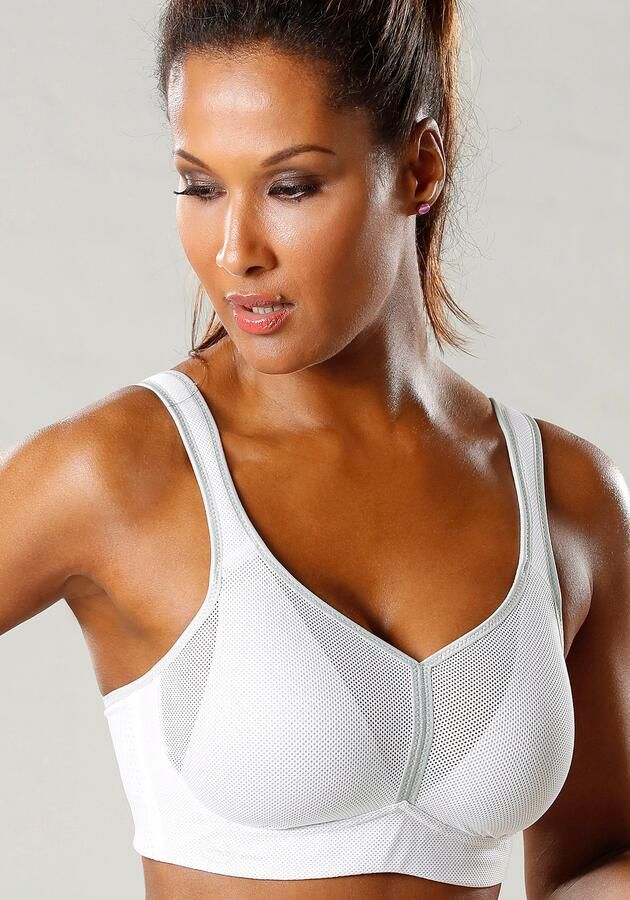 Anita Active Sport-bh Air Control Deltapad dubbellaagse cups gewatteerde bandjes met print vrouwelijk zacht - Foto 5