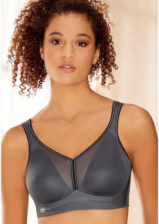 Anita Active Sport-bh Air Control Deltapad dubbellaagse cups gewatteerde bandjes met print vrouwelijk zacht - Foto 2