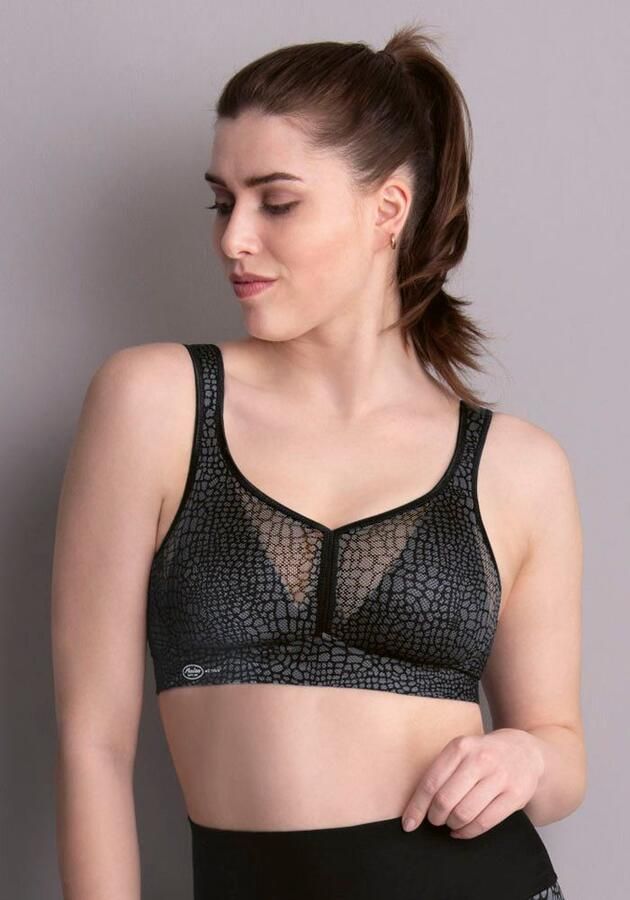 Anita Active Sport-bh Air Control Deltapad dubbellaagse cups gewatteerde bandjes met print vrouwelijk zacht - Foto 4