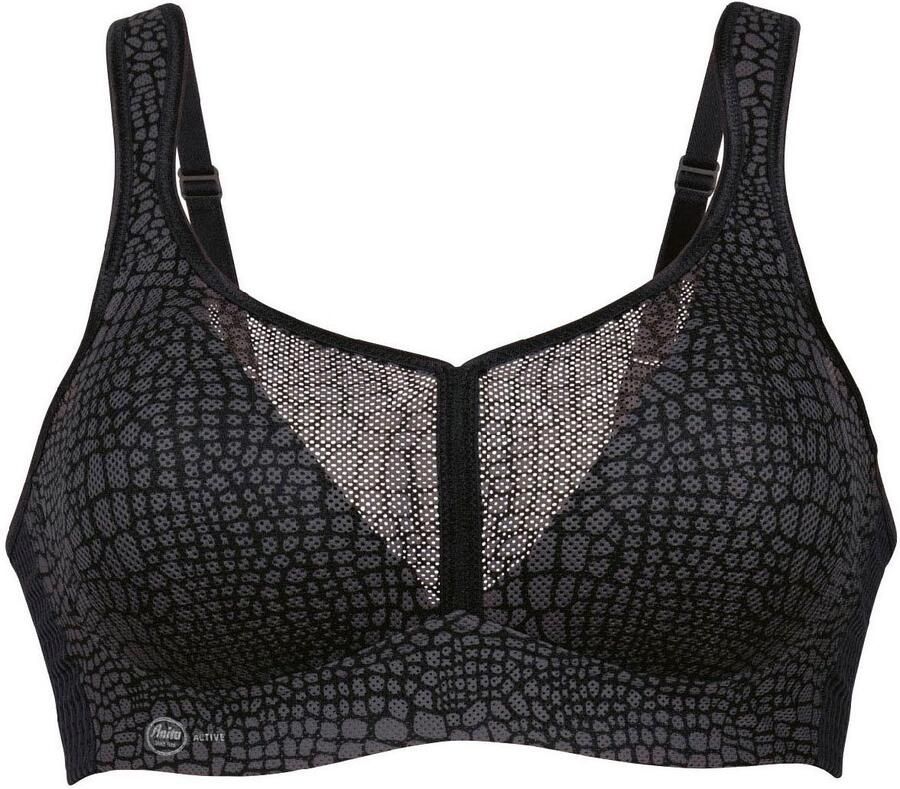 Anita Active Sport-bh Air Control Deltapad dubbellaagse cups gewatteerde bandjes met print vrouwelijk zacht - Foto 2