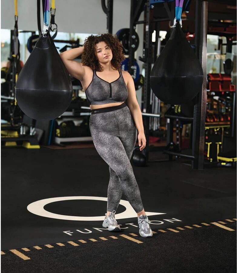 Anita Active Sport-bh Air Control Deltapad dubbellaagse cups gewatteerde bandjes met print vrouwelijk zacht