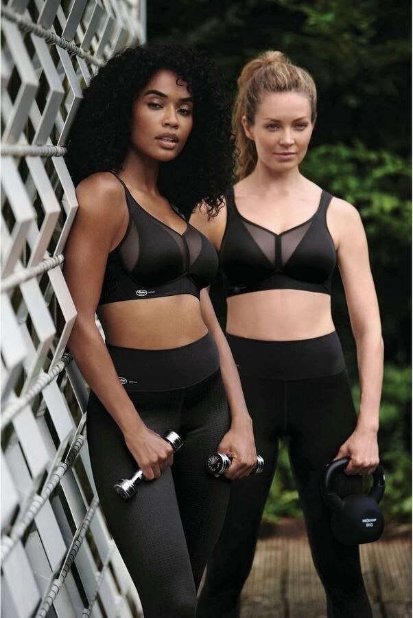 Anita Active Sport-bh Air Control Deltapad dubbellaagse cups gewatteerde bandjes met print vrouwelijk zacht - Foto 5