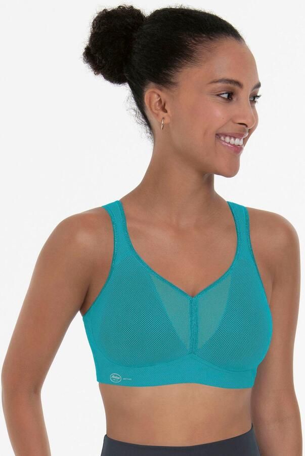 Anita Active Sport-bh Air Control Deltapad dubbellaagse cups gewatteerde bandjes met print vrouwelijk zacht - Foto 7