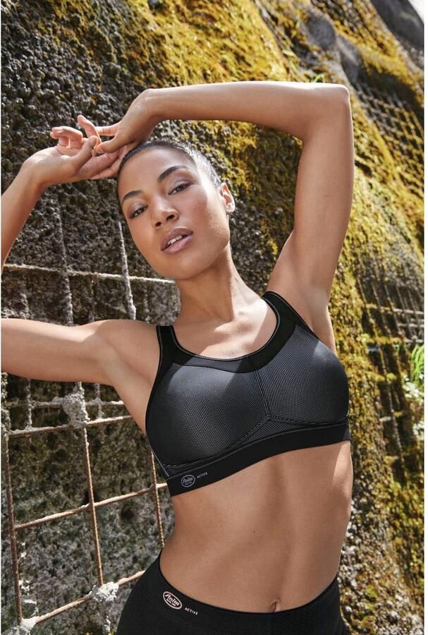 Anita Active Sport-bh Momentum zonder beugel elastisch naadloos zacht gevoerde comfortbandjes - Foto 5