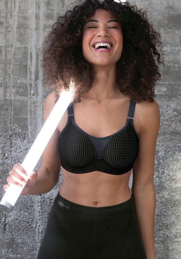 Anita Active Sport-bh Performance wireX naadloze cups extreem platte naden 3 4 beugel ademend (1-delig) - Foto 4