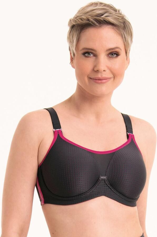 Anita Active Sport-bh Perfor ce wireX naadloze cups extreem platte naden 3 4 beugel ade d (1-delig) - Foto 7