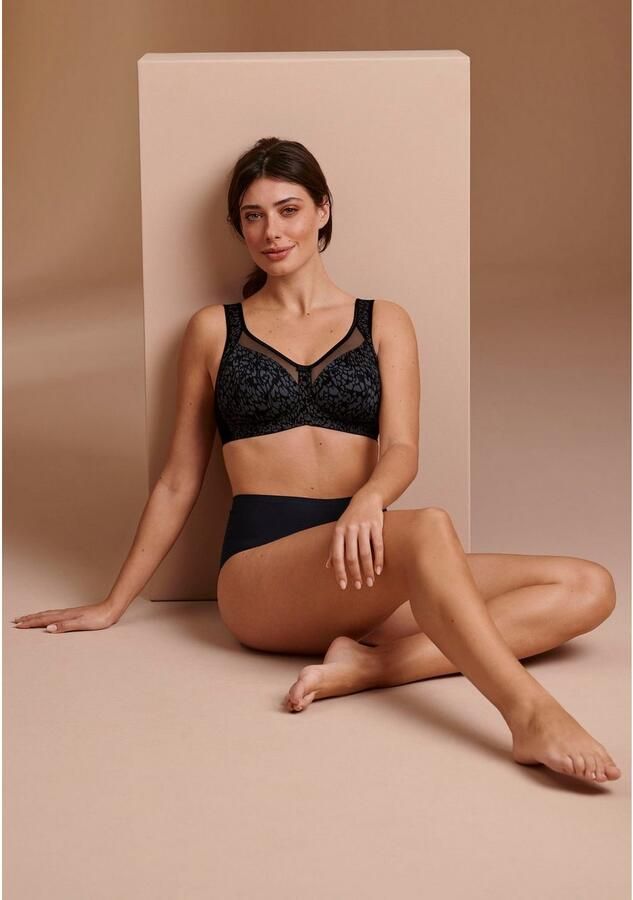 Anita Comfort Gevormde-bh Clara Cup C-G met print ontlastende comfortbandjes zonder beugel vrouwelijk
