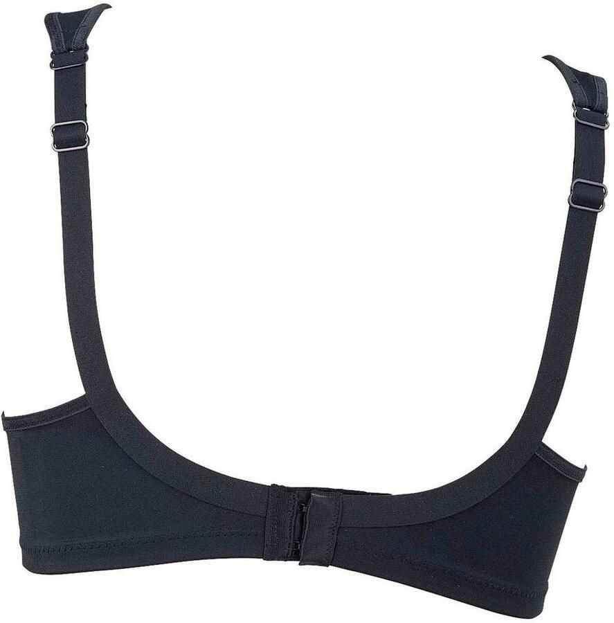 Anita Comfort Steun-bh Clara gevoerde bandjes inzetstuk van mesh aan de voorkant zonder beugel vrouwelijk comfortabel