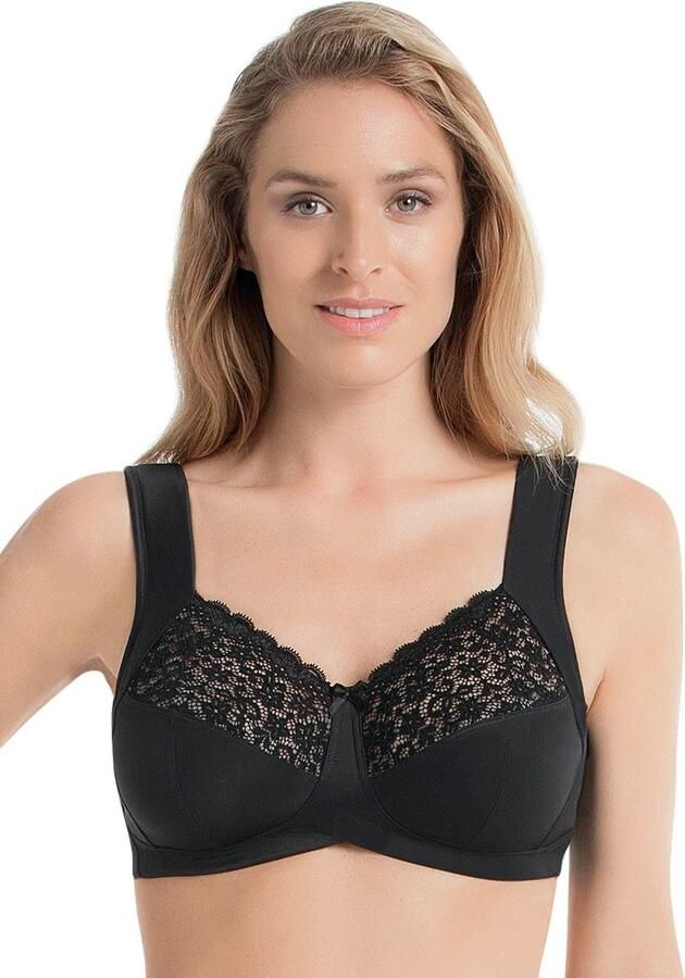 Anita Comfort Steun-bh Havanna Comfort bandjes met kant sierstrik brede bandjes zonder beugel (1-delig) - Foto 6