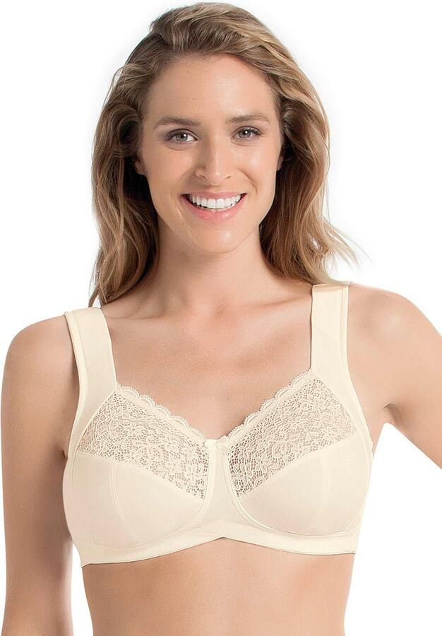 Anita Comfort Steun-bh Havanna Comfort bandjes met kant sierstrik brede bandjes zonder beugel (1-delig) - Foto 5
