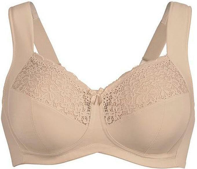 Anita Comfort Steun-bh Havanna Comfort bandjes met kant sierstrik brede bandjes zonder beugel (1-delig) - Foto 5