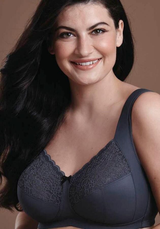 Anita Comfort Steun-bh Havanna Comfort bandjes met kant sierstrik brede bandjes zonder beugel (1-delig) - Foto 6