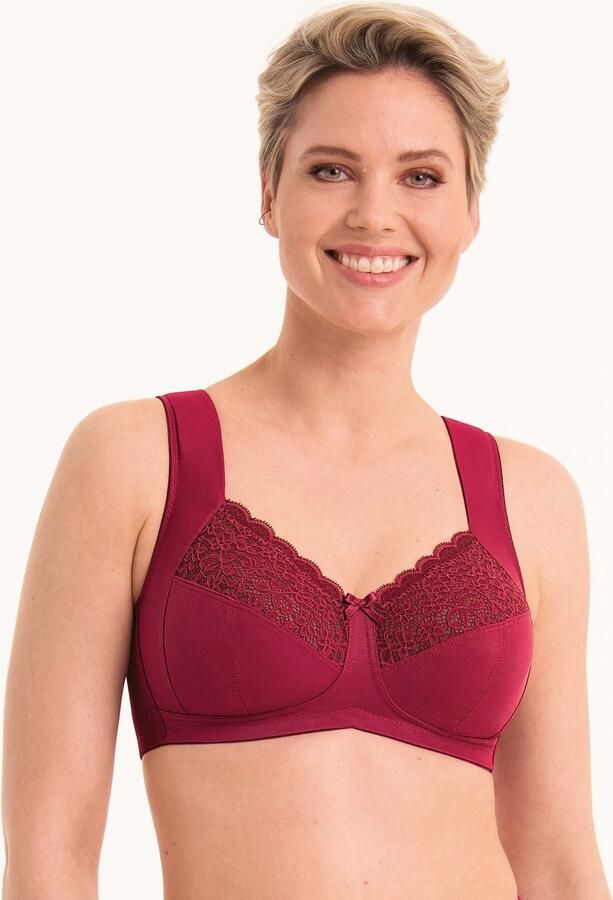 Anita Comfort Steun-bh Havanna Comfort bandjes met kant sierstrik brede bandjes zonder beugel (1-delig) - Foto 9