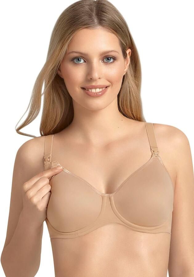 Anita Maternity Voedings-bh Basic met beugel naadloze cups verstelbare bandjes elastisch comfortabel (1-delig) - Foto 7