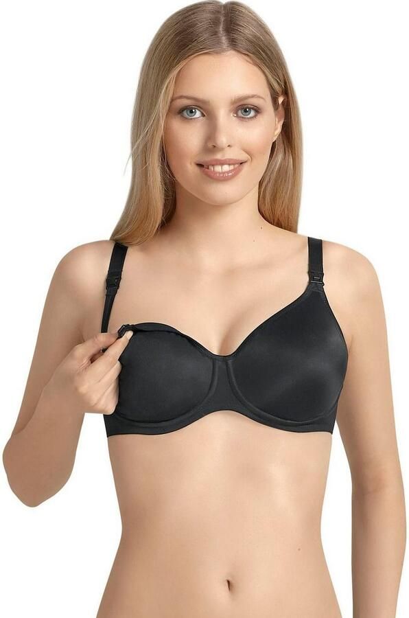 Anita Maternity Voedings-bh Basic met beugel naadloze cups verstelbare bandjes elastisch comfortabel (1-delig) - Foto 7