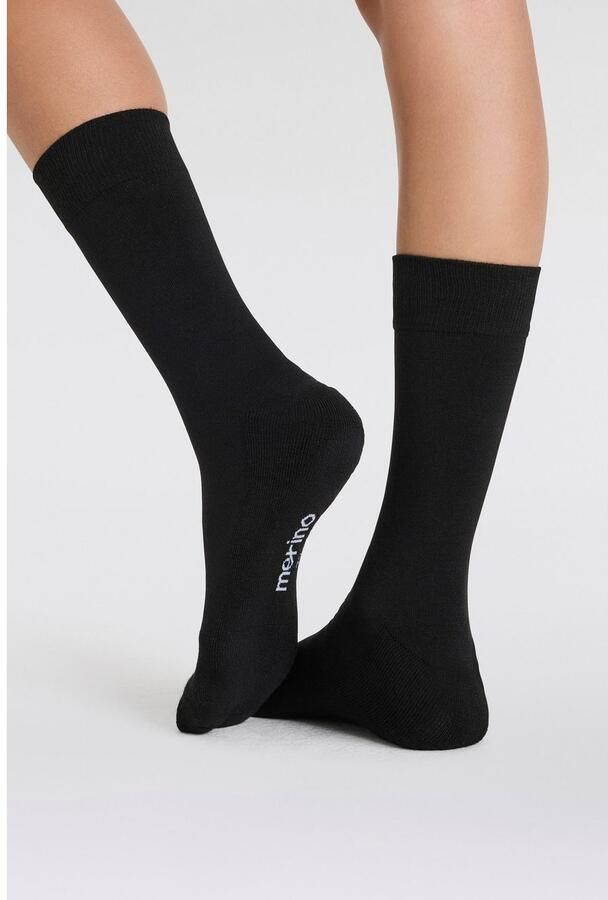 Apollo Basic sokken Unisex met borduursel en zachte merinowol (Set van 3) - Foto 3