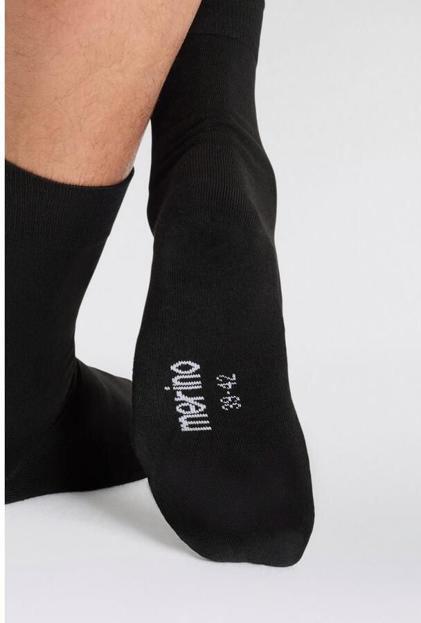 Apollo Basic sokken Unisex met borduursel en zachte merinowol (Set van 3) - Foto 4