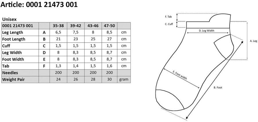 Apollo Enkelsokken Sneakersokken met hiellus bamboe comfort en perfecte pasvorm (6 paar Set van 6) - Foto 9