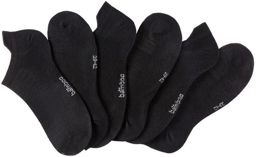 Apollo Enkelsokken Sneakersokken met hiellus bamboe comfort en perfecte pasvorm (6 paar Set van 6) - Foto 8