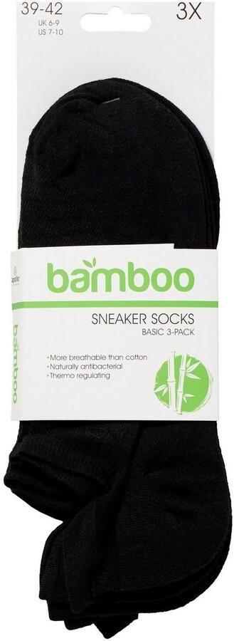 Apollo Enkelsokken Sneakersokken met hiellus bamboe comfort en perfecte pasvorm (6 paar Set van 6) - Foto 10