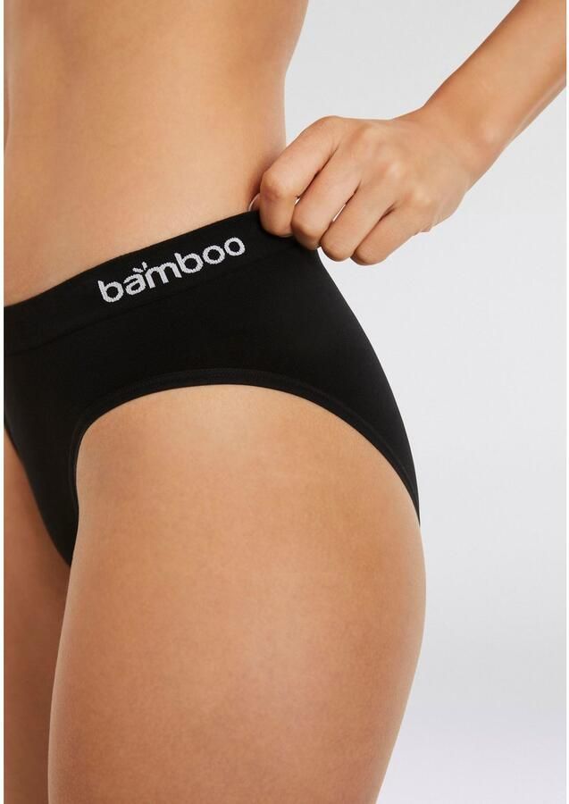 Apollo Hipster Naadloze bamboe taille- heup-slip zacht en comfortabel! (Set van 3) - Foto 4