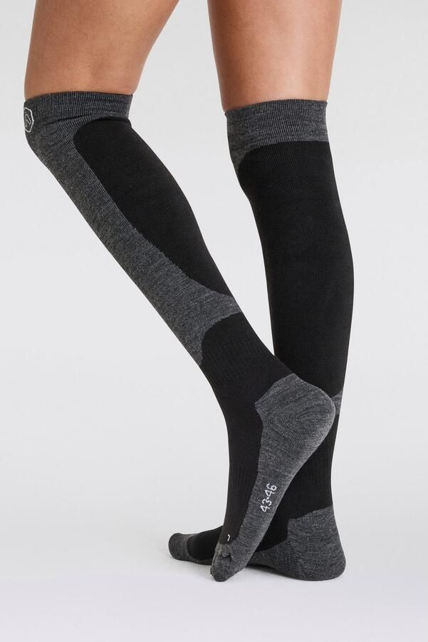 Apollo Kniekousen ADULTS SKI SOCKS DESIGN Unisex hoog met logoborduring in twee verschillende ontwerpen (2 paar Set van 2) - Foto 10