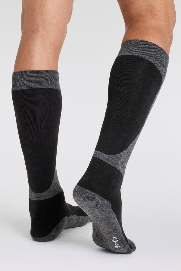 Apollo Kniekousen ADULTS SKI SOCKS DESIGN Unisex hoog met logoborduring in twee verschillende ontwerpen (2 paar Set van 2) - Foto 11