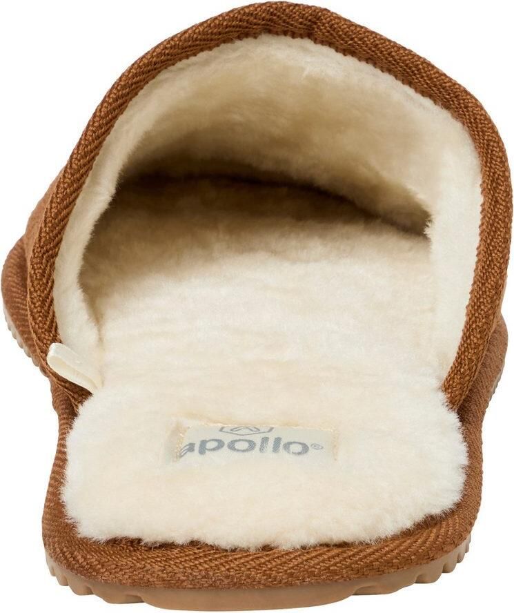 Apollo Pantoffels van suède-imitatie met rubberen zool (2-delig) - Foto 2