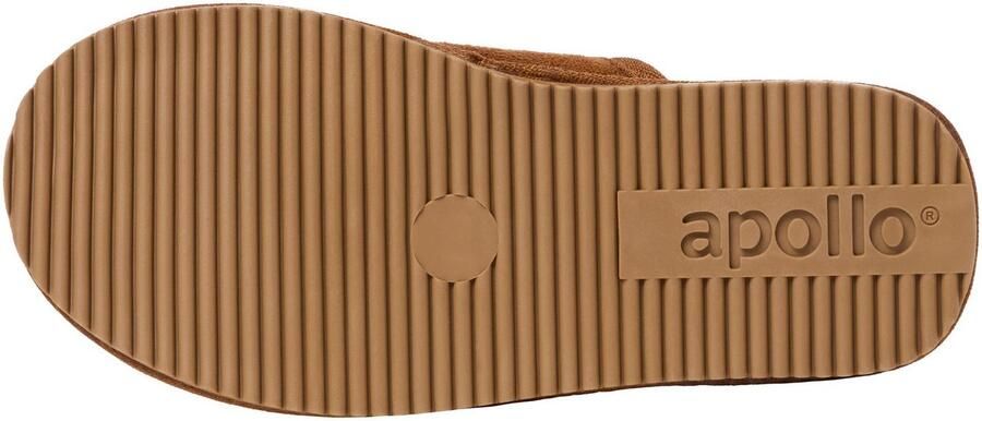 Apollo Pantoffels van suède-imitatie met rubberen zool (2-delig) - Foto 9