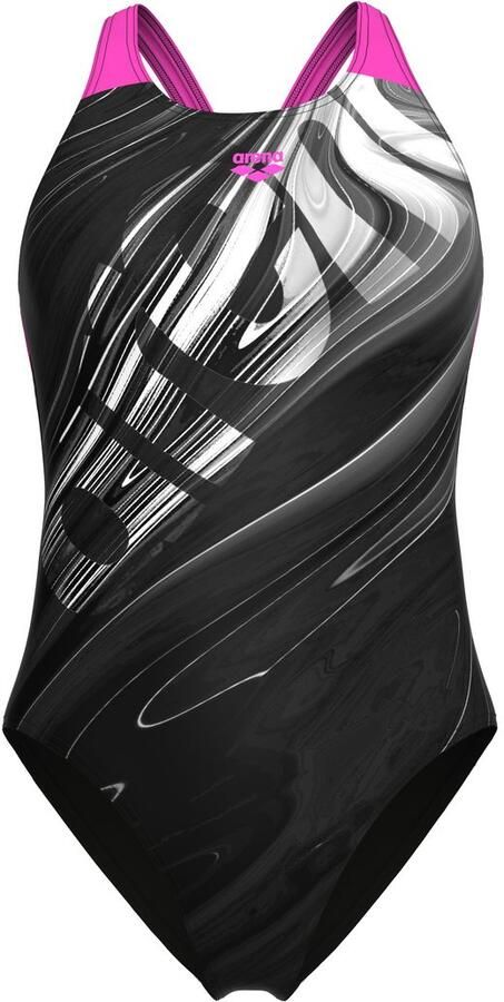 Arena Badpak Feel dames Flow V rug bustier badpak