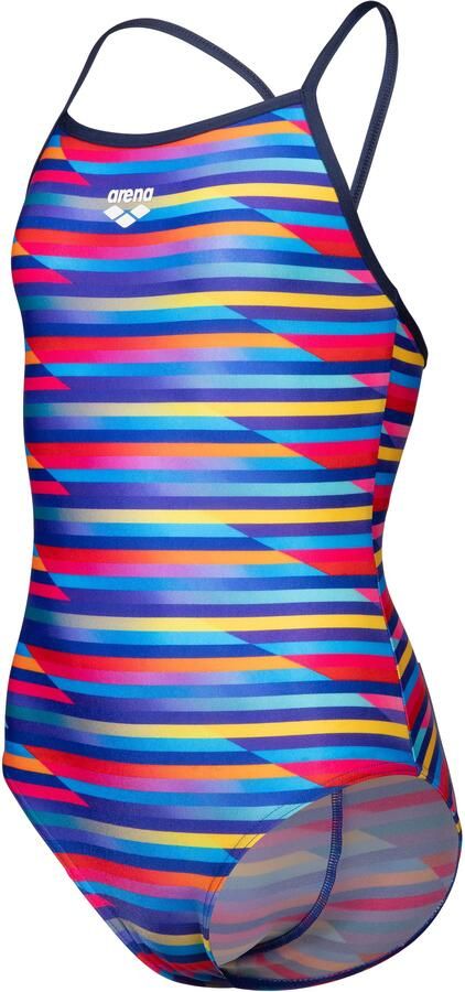 Arena Badpak Performance meisjes racing stripe light drop rug zwempak - Foto 7