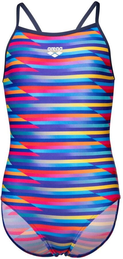 Arena Badpak Performance meisjes racing stripe light drop rug zwempak - Foto 4