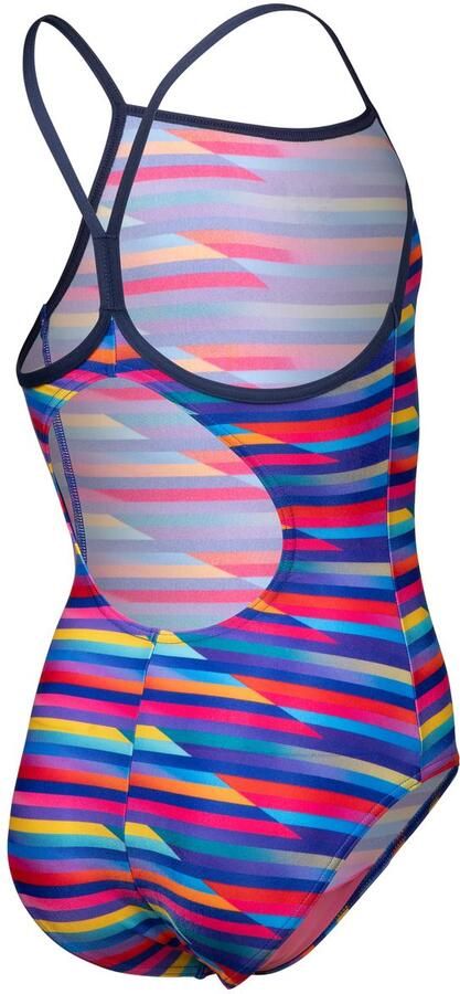 Arena Badpak Performance meisjes racing stripe light drop rug zwempak - Foto 5