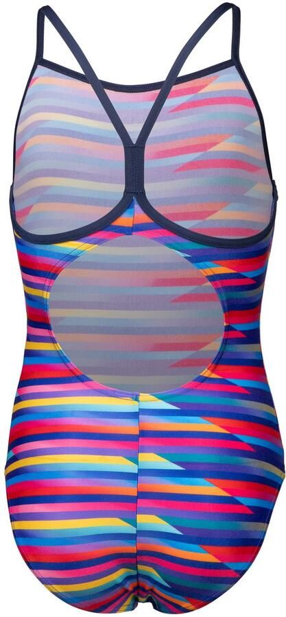 Arena Badpak Performance meisjes racing stripe light drop rug zwempak - Foto 6