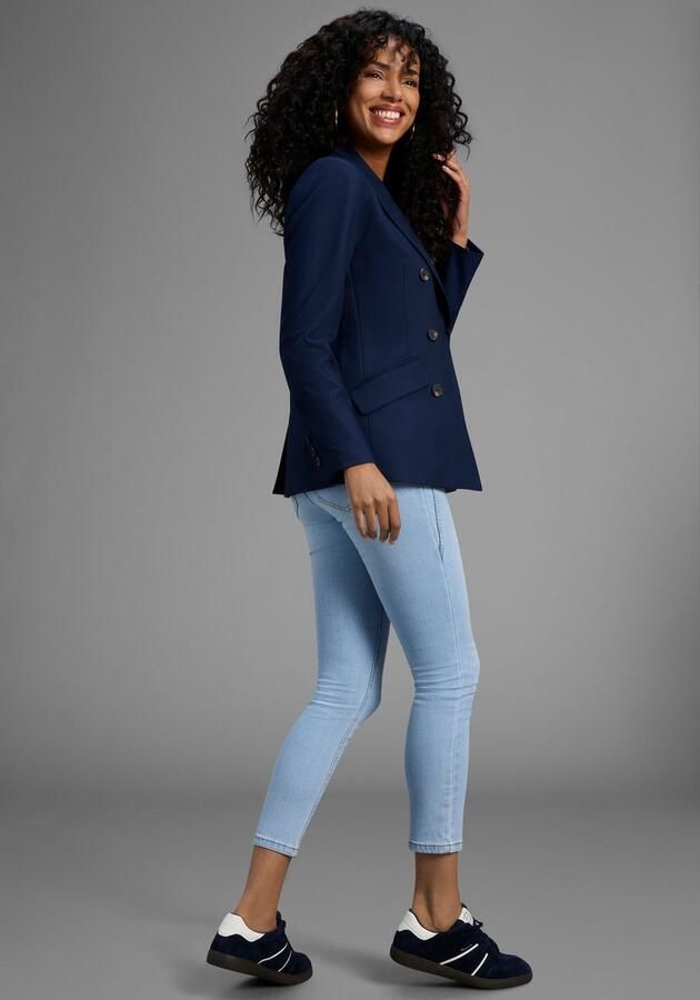 Arizona 7 8 jeans Met geren extra-strakke snit used-look-wassing lage taille - Foto 6