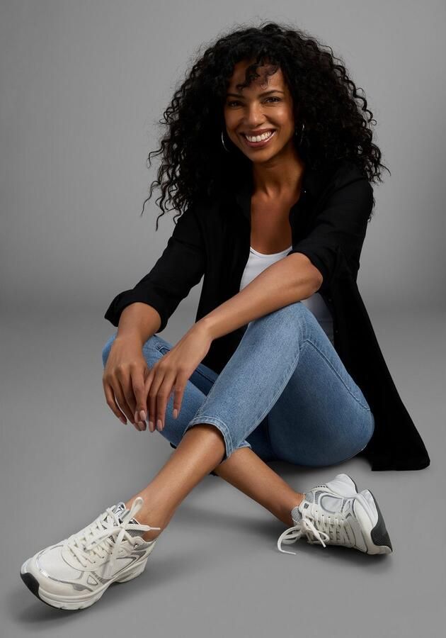 Arizona 7 8 jeans Shaping strak skinny jeans used-wassing high-waist 7 8-lengte - Foto 5