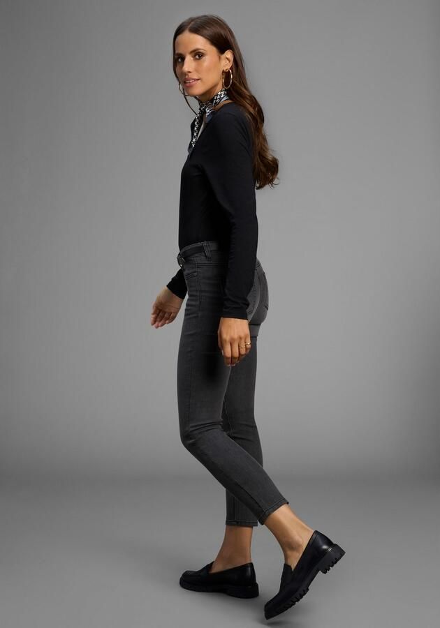 Arizona 7 8 jeans Shaping strak skinny jeans used-wassing high-waist 7 8-lengte - Foto 4